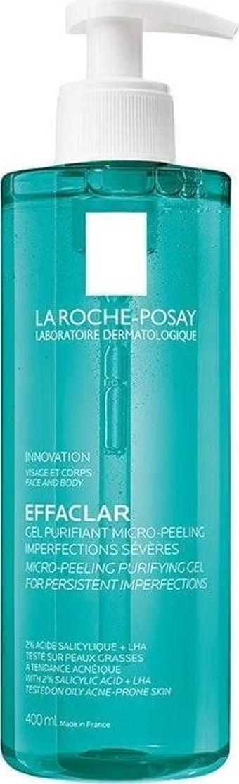 La Roche-Posay Effaclar Mikro Peelingr Jel Yüz Ve Vücut 400 ml