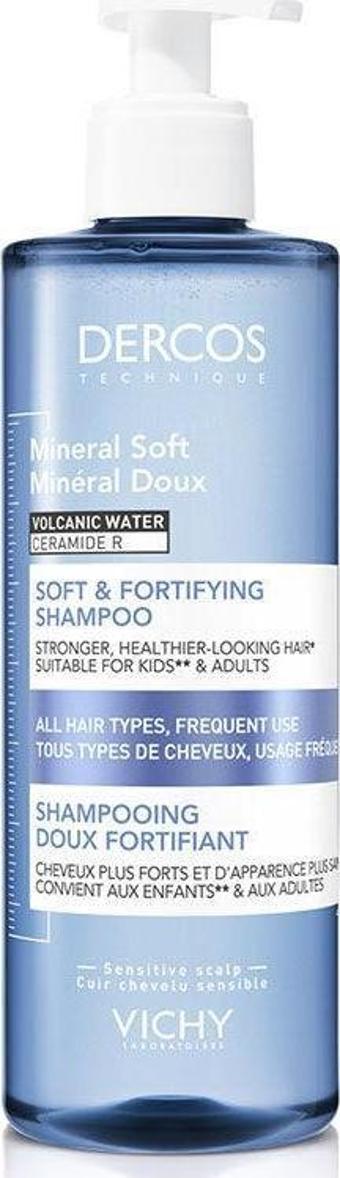 Vichy Dercos Mineral Soft Şampuan 400 ml