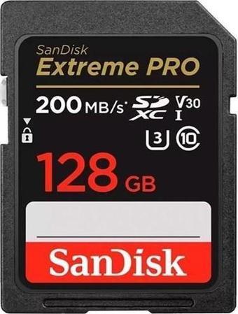 Sandisk Extreme Pro 128GB 200MB/S Sdxc Hafıza Kart SDSDXXD-128G