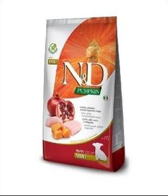 N&D Pumpkin Tavuk ve Narlı Mini Yavru Köpek Maması 7 kg.