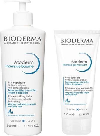 Bioderma Atoderm Intensive Baume 500 ml + Atoderm Intensive Foaming Gel 200 ml