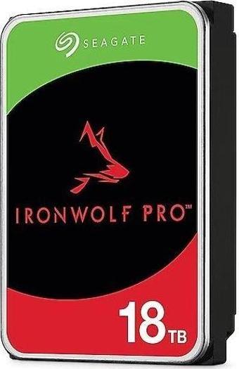 SEAGATE ST18000NT001 IRONWOLF PRO 3.5" 18TB 7200rpm 256mb Sata 7/24 NAS Harddisk