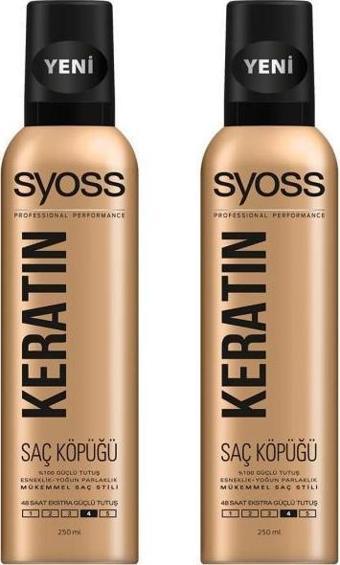 Syoss Keratin Köpük 250 ml X 2 Adet