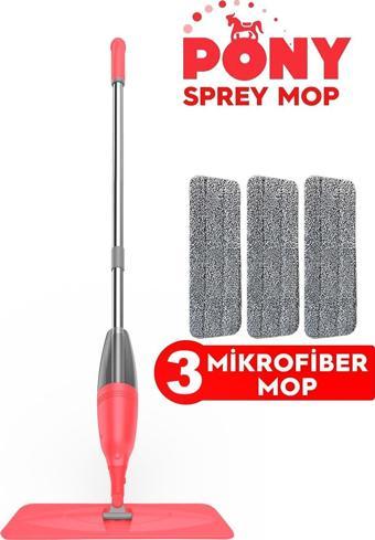 PONY SPREY MOP 3 MİKROFİBER MOP SET SOMON