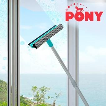PONY TELESKOPİK SAPLI CAM SİLECEĞİ ÇEKÇEK