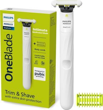 Philips Norelco OneBlade QP1924/70 Kasık ve Kişisel Vücut Bakım Seti