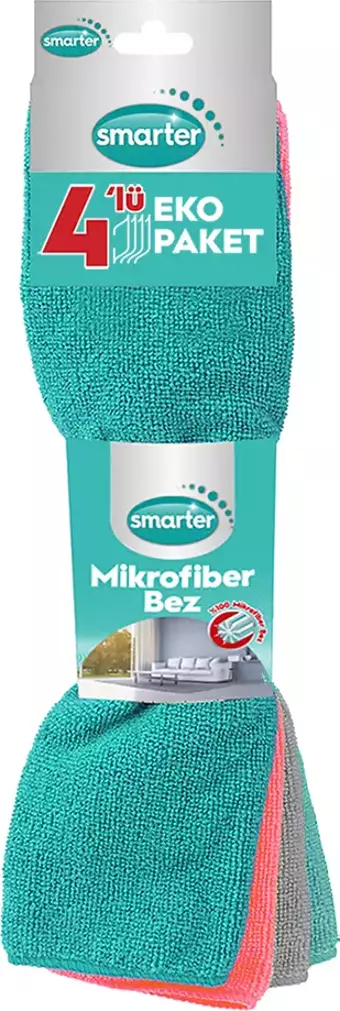 Smarter Mikrofiber Temizlik Bezi 4'lü