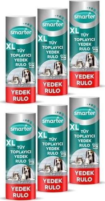 SMARTER XL TÜY TOPLAYICI YEDEK RULO 6 LI