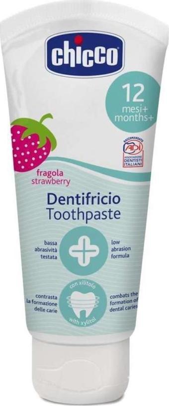 Chicco Çilekli Diş Macunu 12 Ay + 50 ML