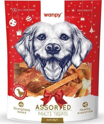 Wanpy Karışık Yılbaşı M-02H Köpek Ödül 300 gr   