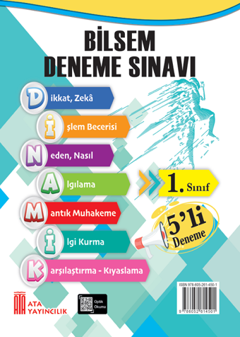 1. Sınıf Bilsem 5'Li Deneme Sınavı - Ata Yayıncılık