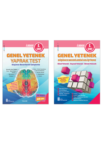 2. Sınıf Bilsem Genel Yetenek Yaprak Test+Genel Yetenek Düşünce Becerilerini Geliştirme - Ata Yayıncılık