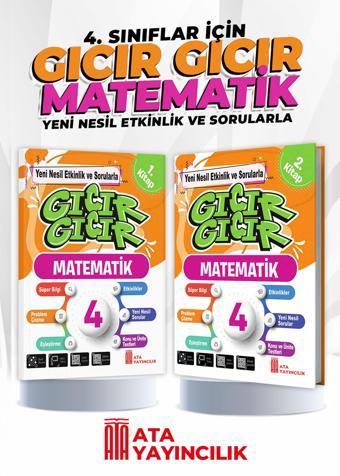 4. Sınıf Gıcır Gıcır Matematik 1 ve 2. Kitap (2'li kitap) - Ata Yayıncılık