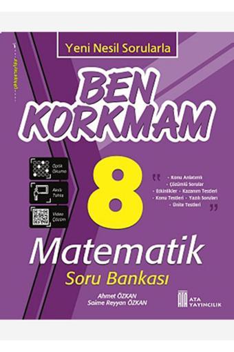 8. Sınıf Ben Korkmam Matematik Soru Bankası - Ata Yayıncılık