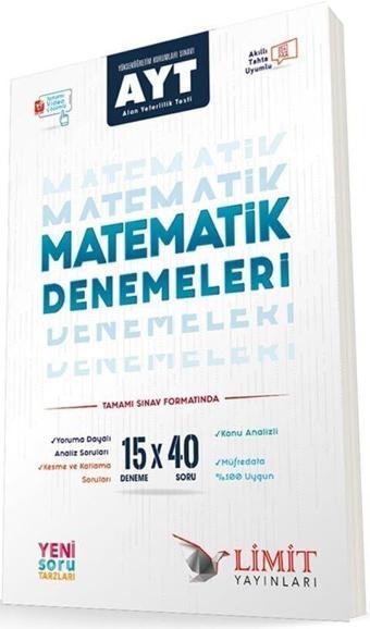 Limit Yayınları AYT Matematik 15x40 Video Çözümlü Denemeleri - Limit Yayınları