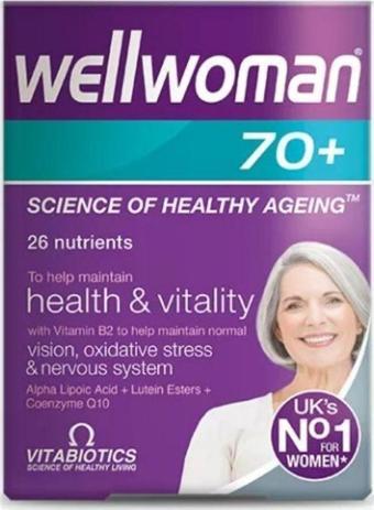 Vitabiotics Wellwoman 70+ Takviye Edici Gıda 30 Tablet