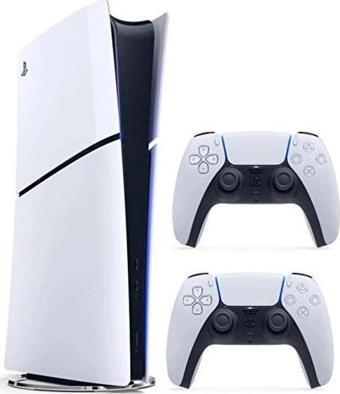 Sony Playstation 5 Slim Dijital + 2. Dualsense Ps5 Kol (İthalatçı Garantili) Tk2