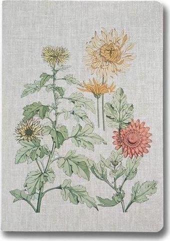 Muus Sewing Plante chrysanthemum 16x23 Terzi Dikiş 64 Syf Çizgili Butik Defter