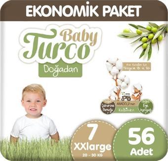 Baby Turco Doğadan 7 Beden Ekonomik 28X2 56 Adet