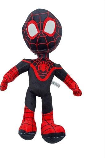 Pop Şeker Spiderman Peluş İçi Dolgulu Örümcek Adam Peluş Kaliteli İthal 35Cm. Siyah