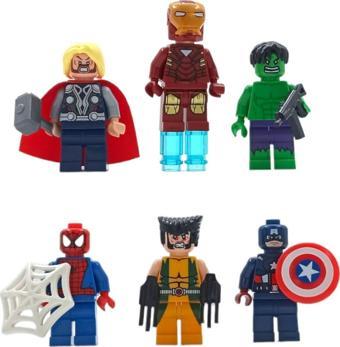 Pop Şeker Tutkunlarını Heyecanlandıran Set: 5Cm. Avengers 6'Lı Figür Ve Aksesuarları Oyun Seti