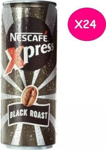 Nescafe Black Roast Xpress 250 ml 24'lü Paket Soğuk Kahve