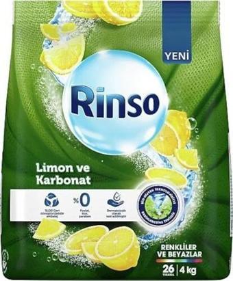 Rinso Matik Limon ve Karbonat 4 kg Toz Çamaşır Deterjanı