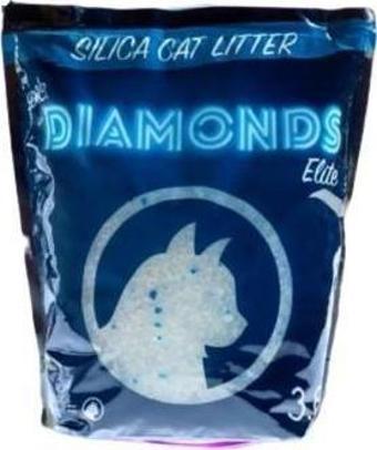 Diamonds Silika Kedi Kumu 3,8 Lt MAVİ