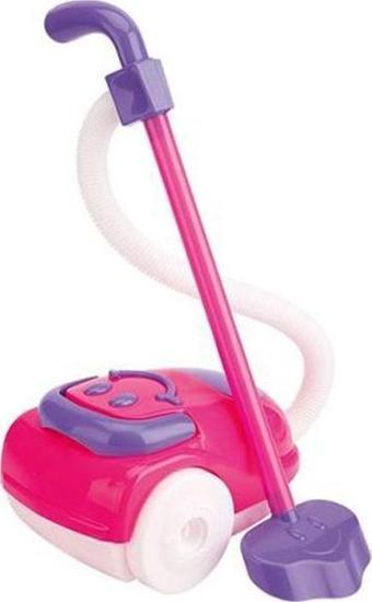 King Toys Oyuncak Elektrik Pembe  Süpürgesi E-044