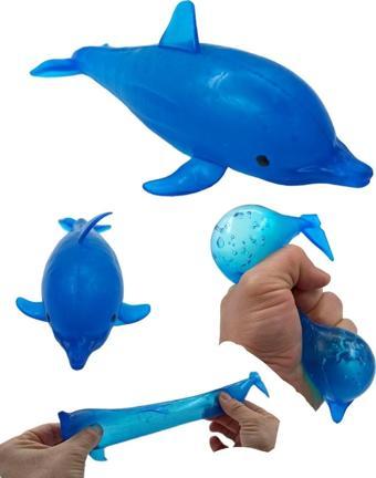 Pop Şeker Yumuşak Fışkıran Yunus Balığı Stres Oyuncak Shark Dolphin Beads Yunus