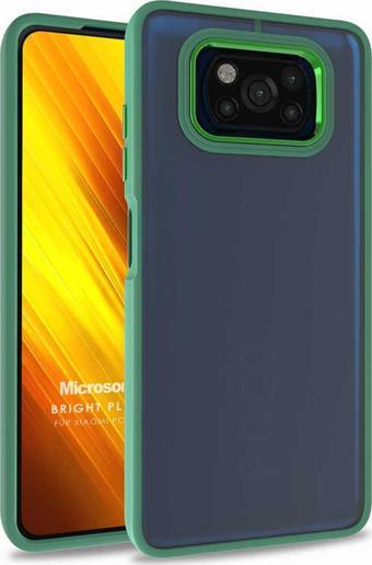 Microsonic Xiaomi Poco X3 NFC Kılıf Bright Planet Yeşil