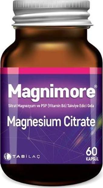 Magnimore Magnesium Citrate P5P 60 Kapsül