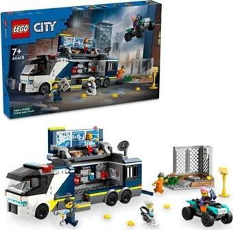 Lego City Polis Mobil Suç Laboratuvarı Kamyonu 60418