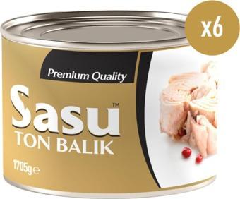 Sasu Klasik Ton Balığı 6x1705 gr Bütün Dilim