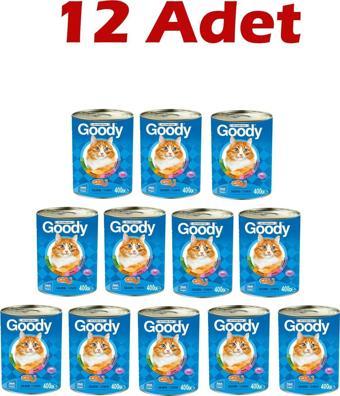 Goody Somonlu Yetişkin Kedi Konservesi 400 Gr 12 Adet