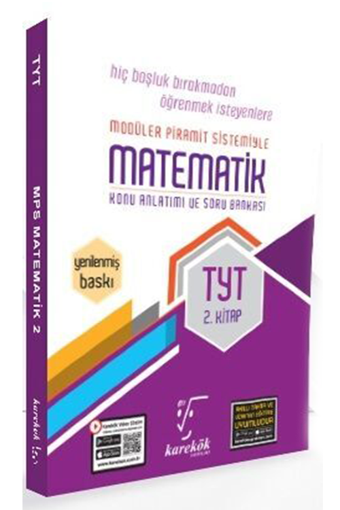 TYT Matematik Konu Anlatımı ve Soru Bankası 2. Kitap - Karekök Eğitim Yayınları