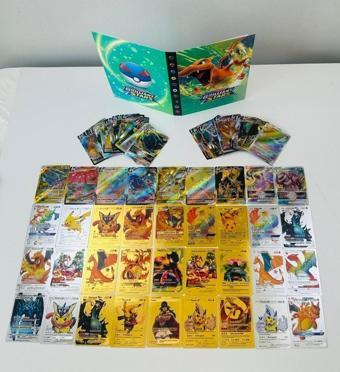 Abetto Market Pokemon 100 Adet Kart Serileri Pokemon Kart Albüm Bir Arada Set