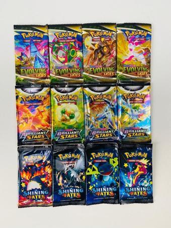 Abetto Market Pokemon 3 Set Bir Arada 12 Paket Bir Arada