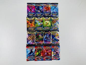 Abetto Market Pokemon 4'lü Set 16 Paket 4 Seri Özel Kartlı