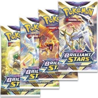 Abetto Market Pokemon Brıllıant Stars Oyun Kartları 4 Paket