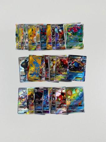 Abetto Market Pokemon Gx Oyun Kartı Özel Ve Parlak Kart (25 Adet)