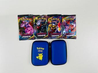 Abetto Market Pokemon Unıfıed Mınds Oyun Kartı Ve Pokemon Kart Koruma Çantası (4 Paket Bir Arada)