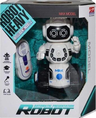 Toystop Kutulu Müzikli Kumandalı Yürüyen Robot Oyuncak Hd3855