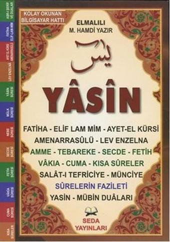 Yasin Tebareke Amme - Türkçe Okunuş ve Meali (Orta Boy Kod: 137) - Elmalılı Muhammed Hamdi Yazır - Seda Yayınları