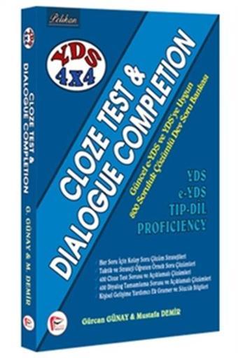 YDS 4X4 Set 3. Kitap - Cloze Test & Dialogue Completion - Gürcan Günay - Pelikan Yayınları