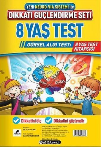 Dikkati Güçlendirme Seti 8 Yaş Test - Osman Abalı - Adeda Yayıncılık