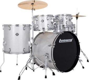 Ludwig Accent Fuse Silver Sparkle Akustik Davul Seti