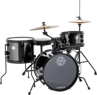 Ludwig The Pocket Kit By Questlove Black Sparkle Çocuklar için Akustik Davul Seti