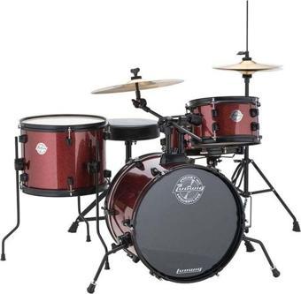 Ludwig The Pocket Kit By Questlove Wine Red Sparkle Çocuklar için Akustik Davul Seti