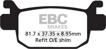 EBC SFA415HH SINTER SCOOTER PERFORMANS BALATASI